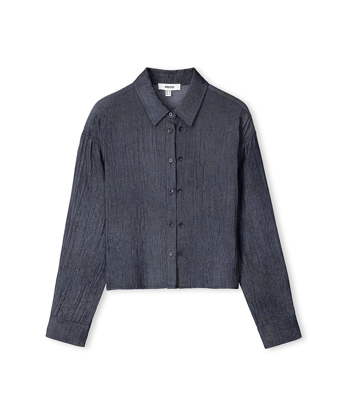 Textured Shirt with Double Placket