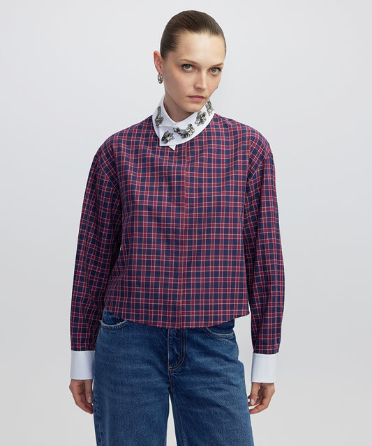 Printed Shirt with Applique