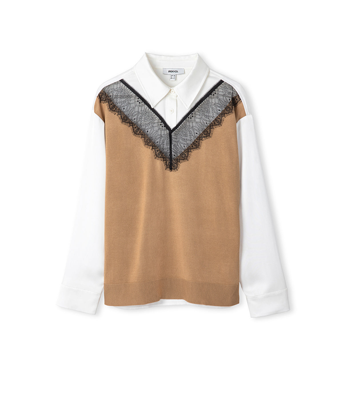 Zoomed Mixed Color-Block Shirt