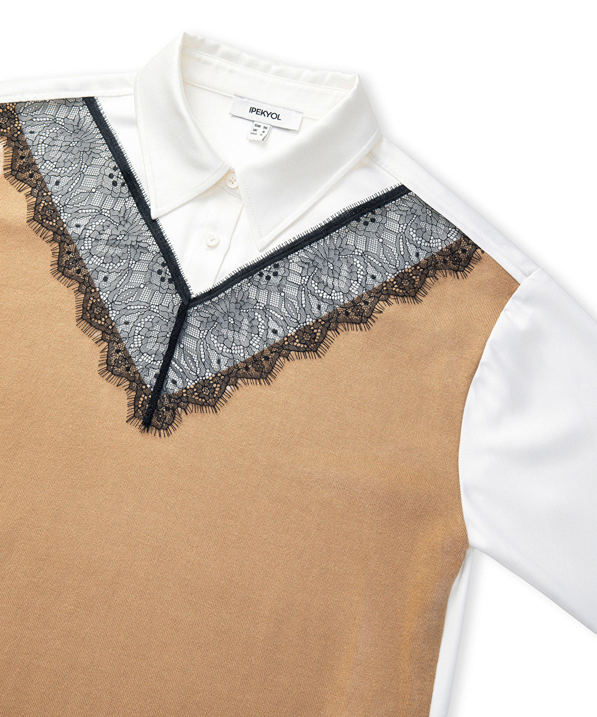Zoomed Mixed Color-Block Shirt