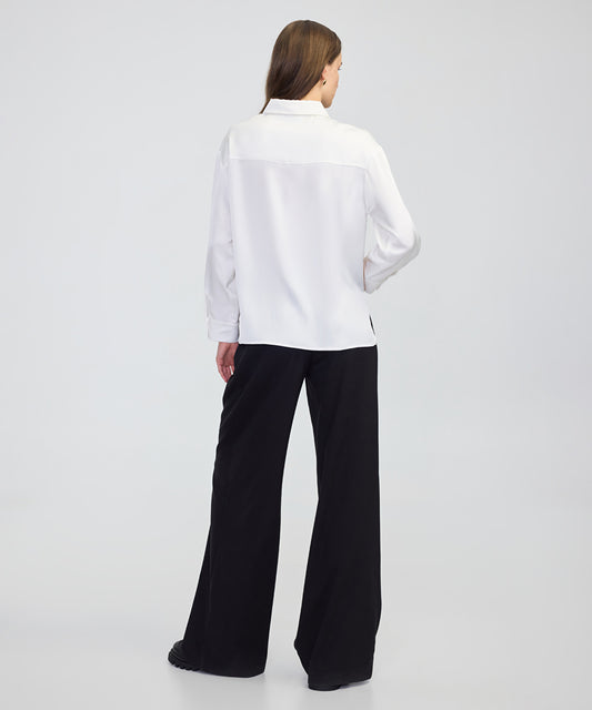 Mixed Color-Block Shirt