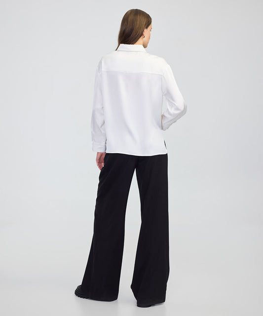 Mixed Color-Block Shirt