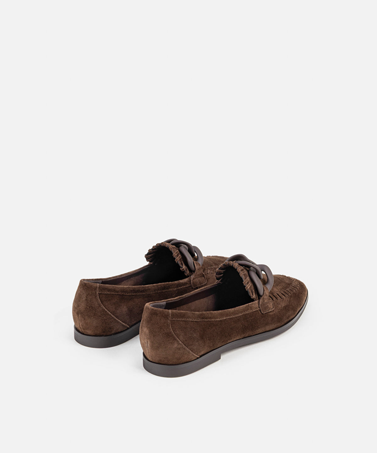 Zoomed Leather Loafers
