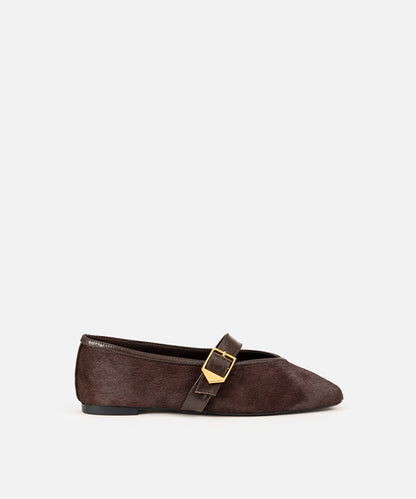 Pony Hair Flats