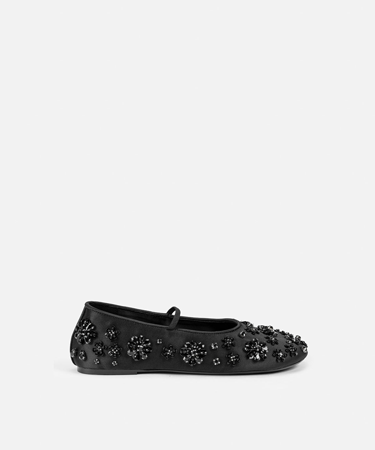 Zoomed Embellished Ballet Flats
