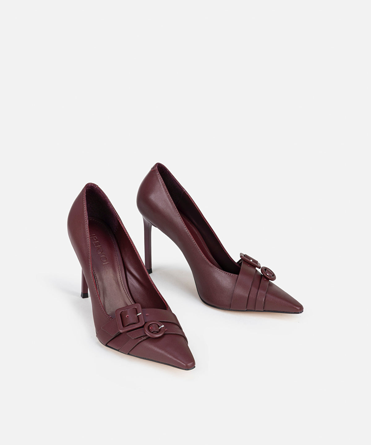 Zoomed Double-Strap Heels