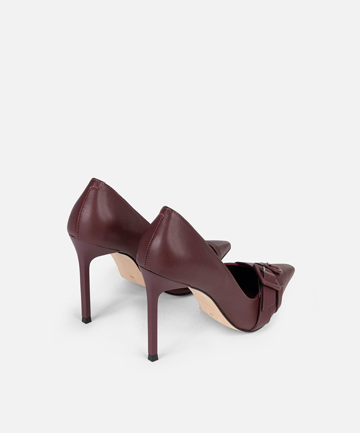 Zoomed Double-Strap Heels