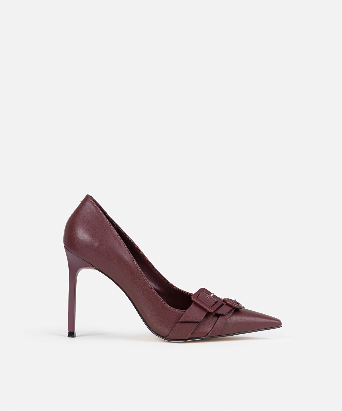Zoomed Double-Strap Heels