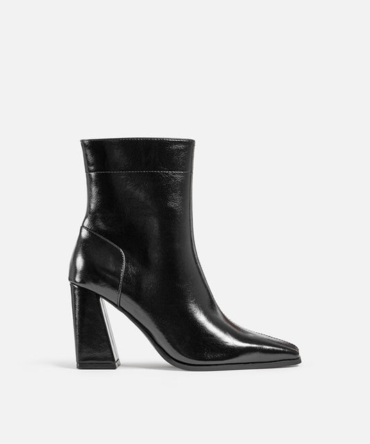 Block-Heel Ankle Boots