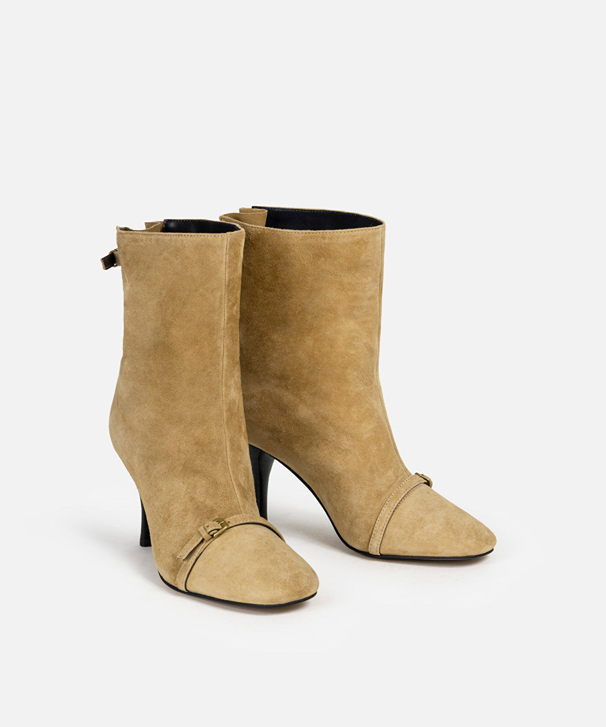 Zoomed Suede Ankle Boots