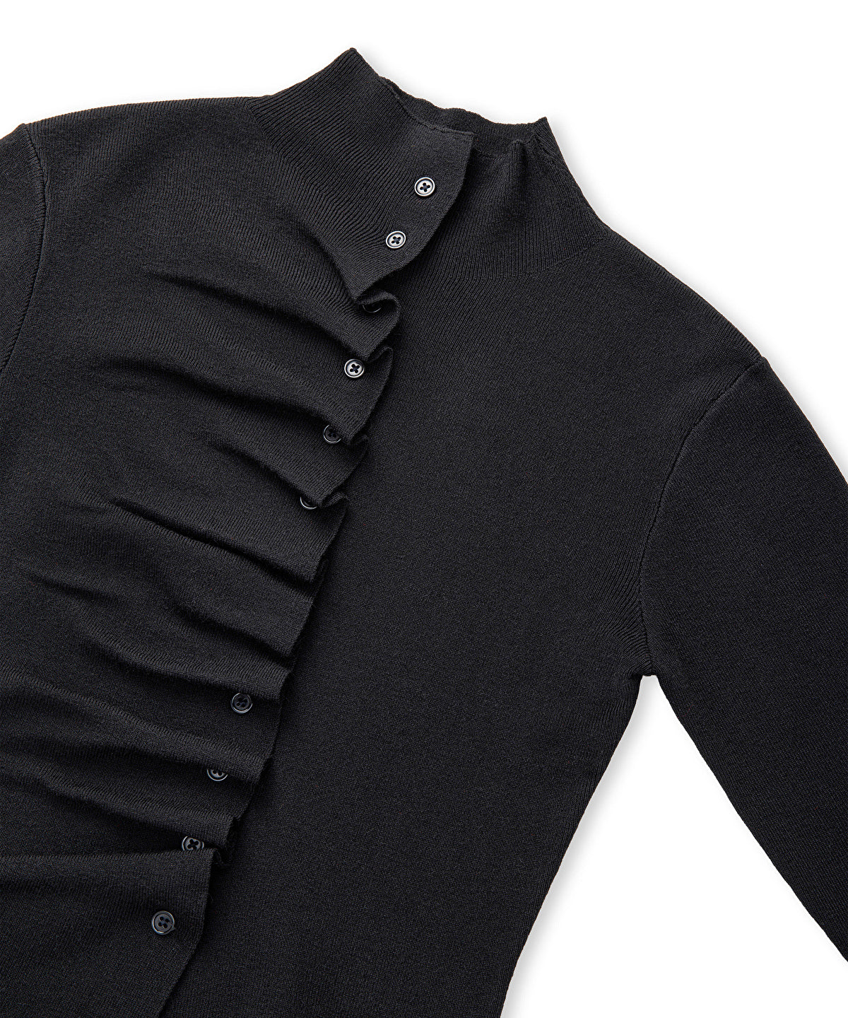 Zoomed Asymmetric Knit Top