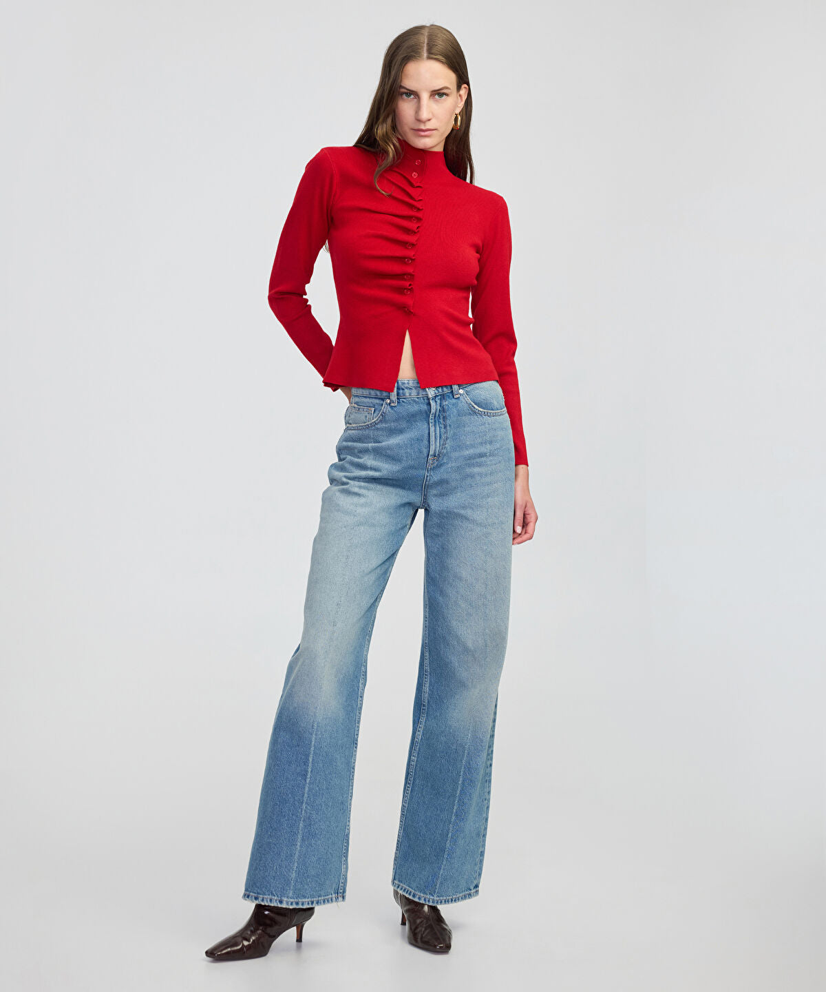 Asymmetric Knit Top