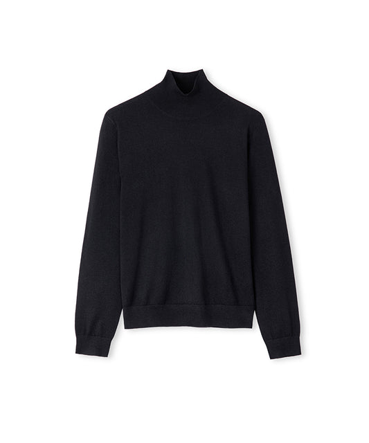 Fine Knit Wool-Blend Top