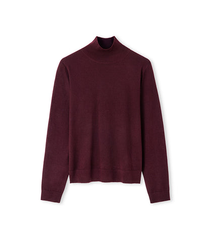 Fine Knit Wool-Blend Top