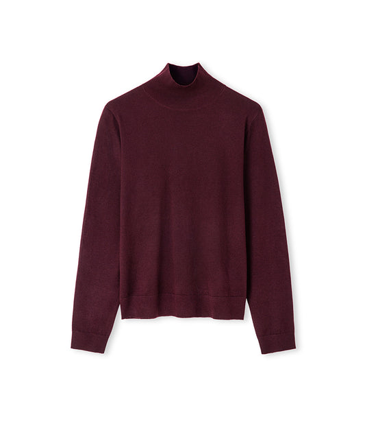 Fine Knit Wool-Blend Top