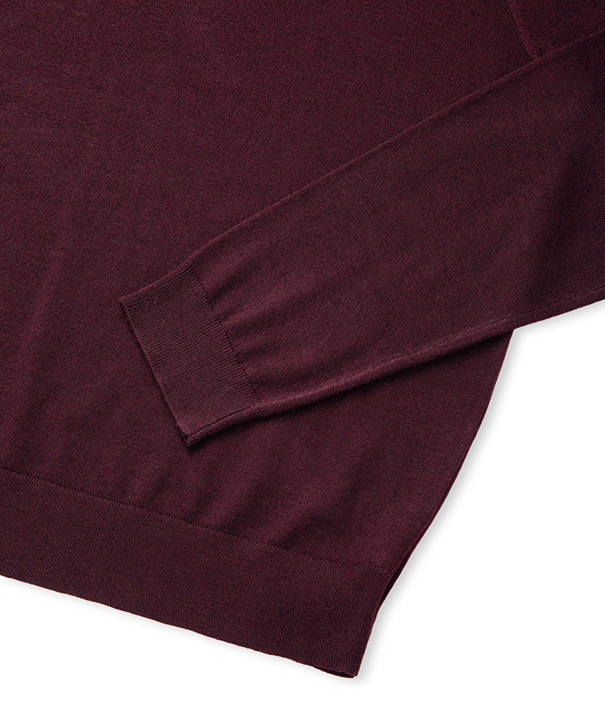 Zoomed Fine Knit Wool-Blend Top