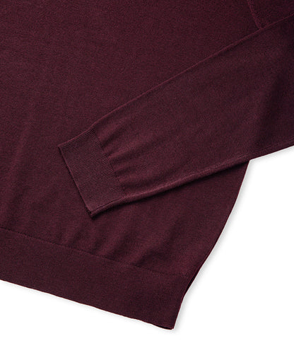 Fine Knit Wool-Blend Top