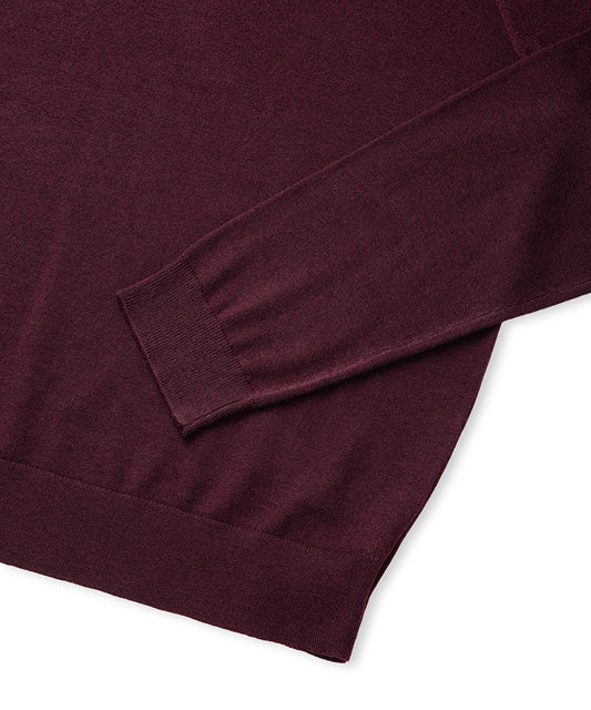 Fine Knit Wool-Blend Top