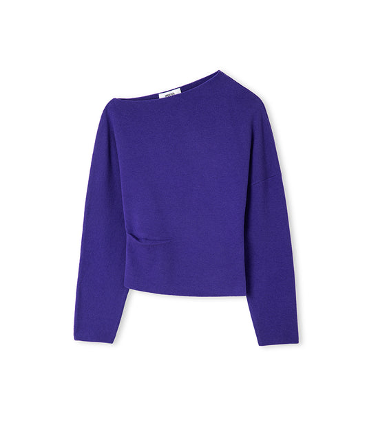 Asymmetric Knit Sweater