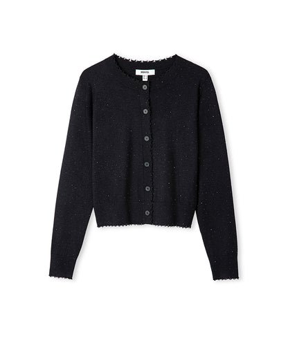 Rhinestone Knit Cardigan