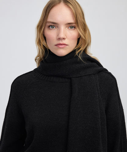 Scarf Knit Sweater