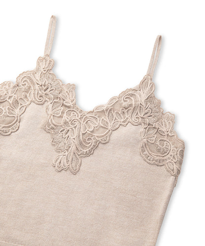 Lace-Applique Knit Top