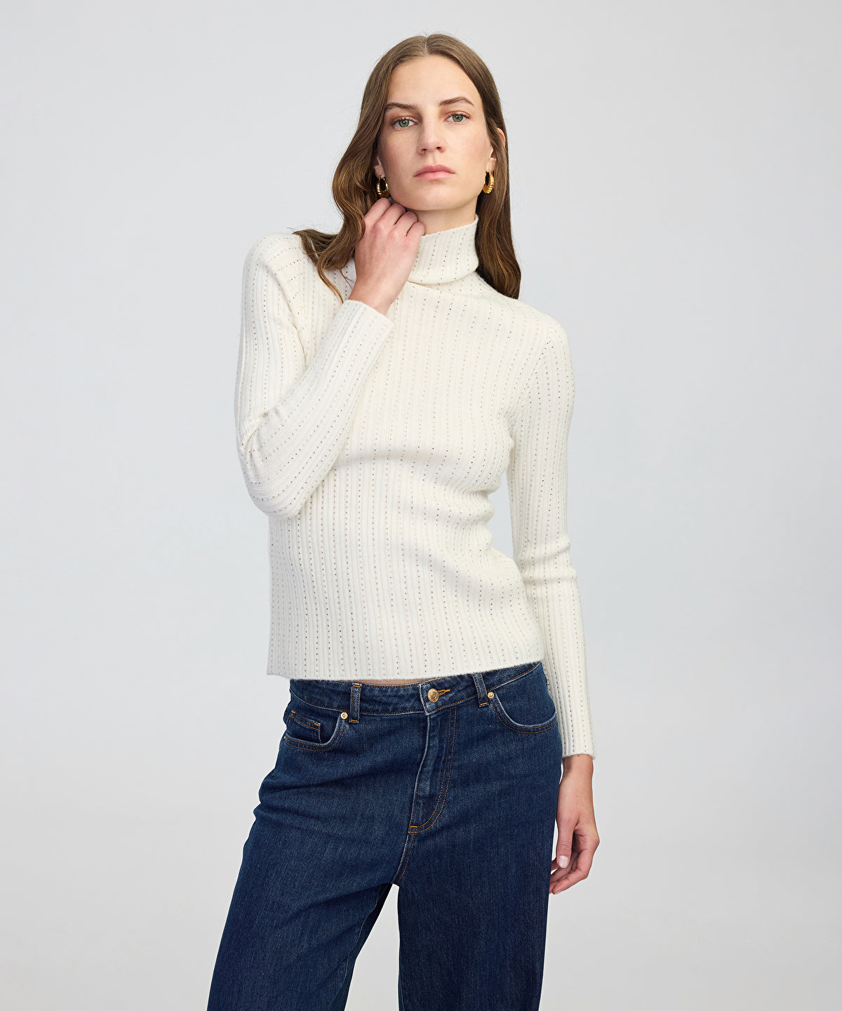 Embellished Fine Knit Sweater