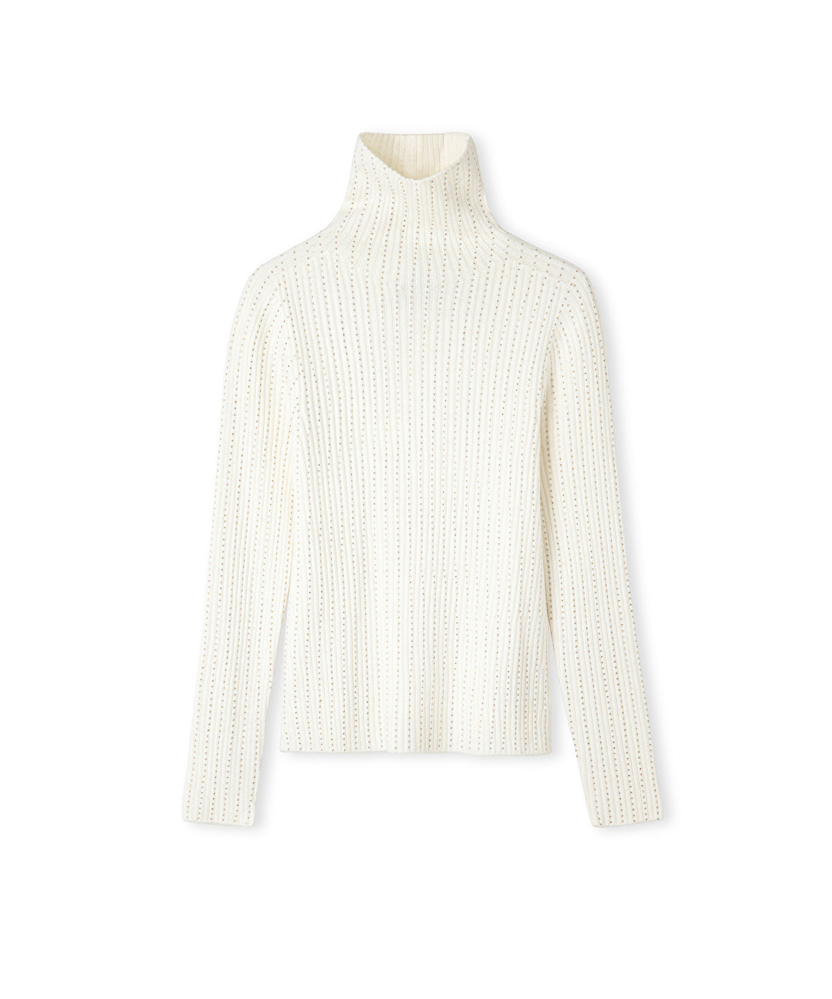 Zoomed Embellished Fine Knit Sweater