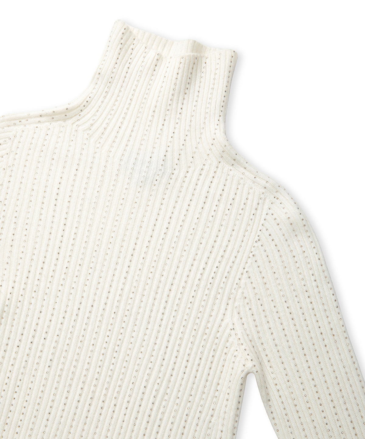 Zoomed Embellished Fine Knit Sweater