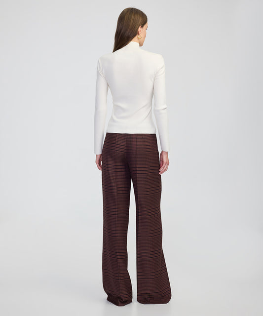 Layered-Effect Knit Top