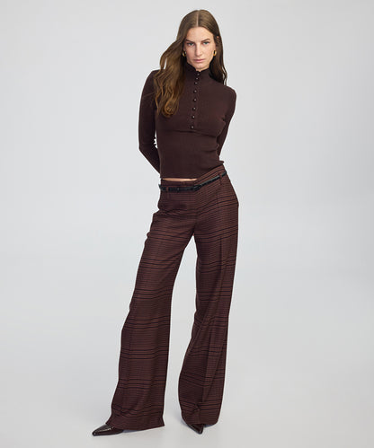 Layered-Effect Knit Top