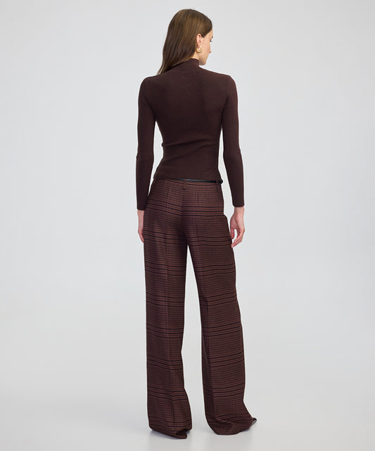 Layered-Effect Knit Top