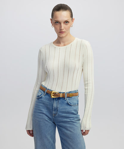 Openwork Knit Top