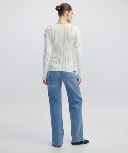 Openwork Knit Top