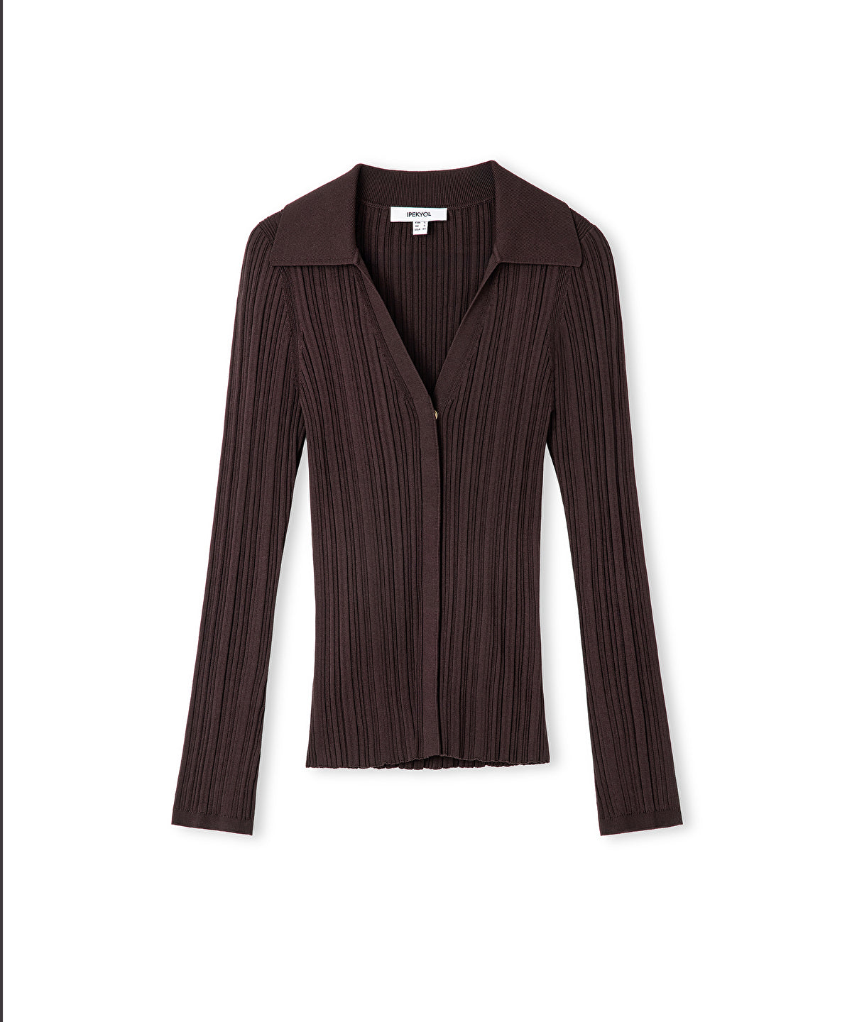 Zoomed Ribbed Knit Top