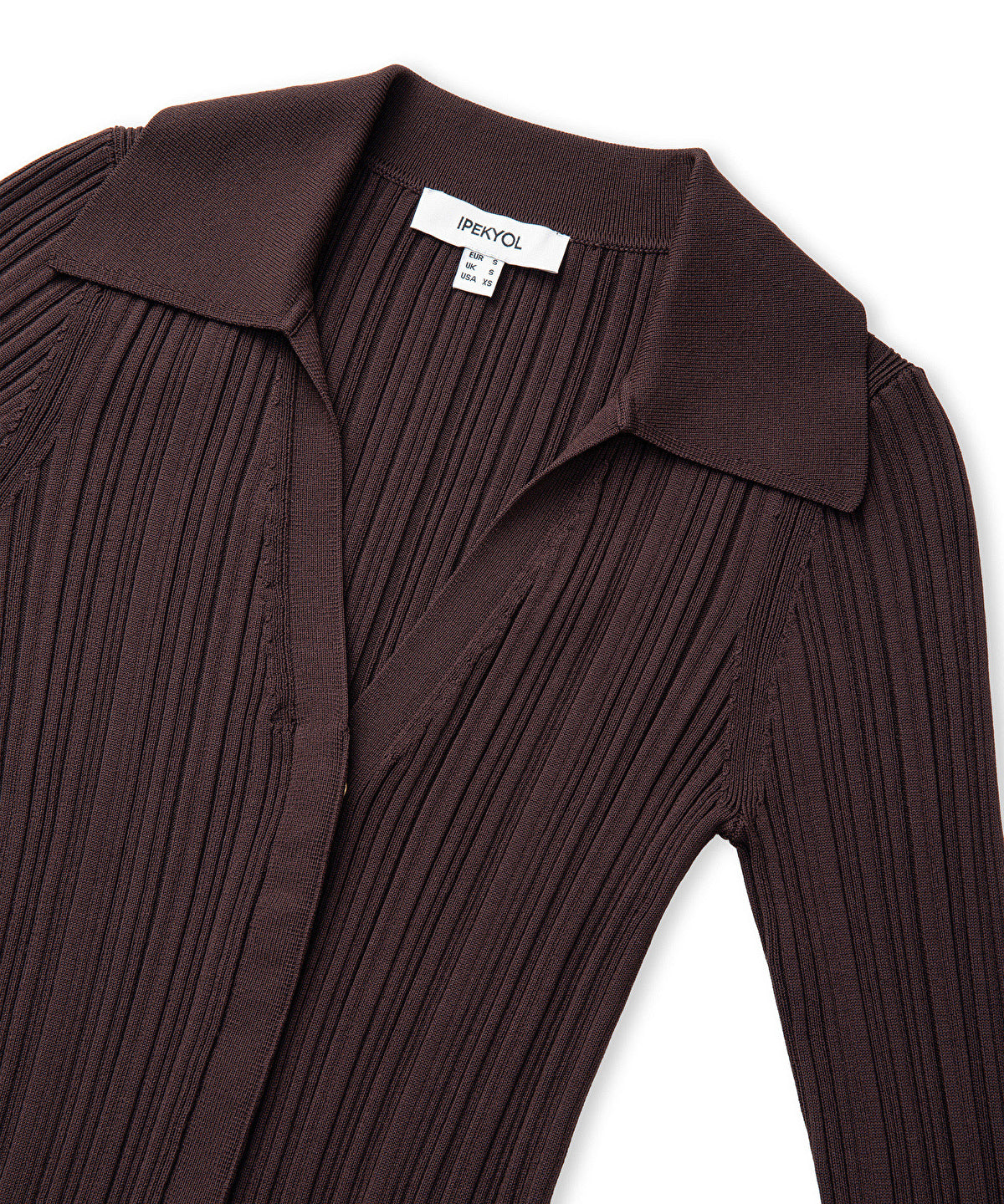 Zoomed Ribbed Knit Top