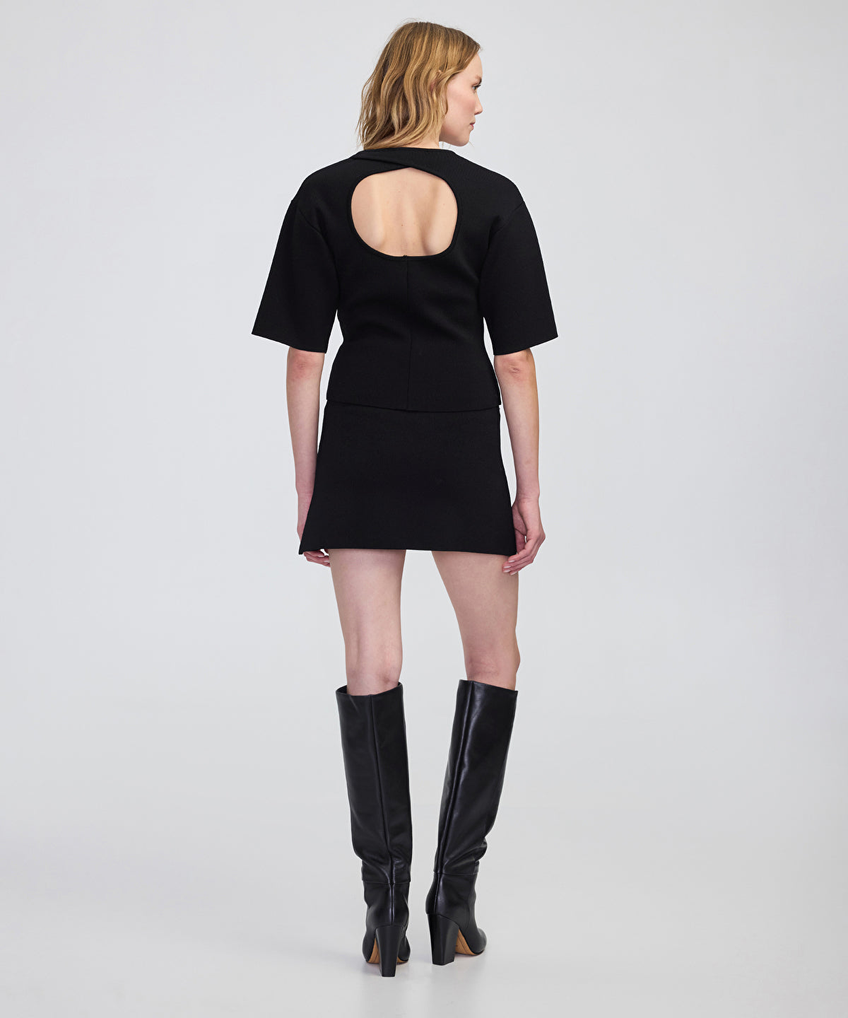 Cutout Knit Top