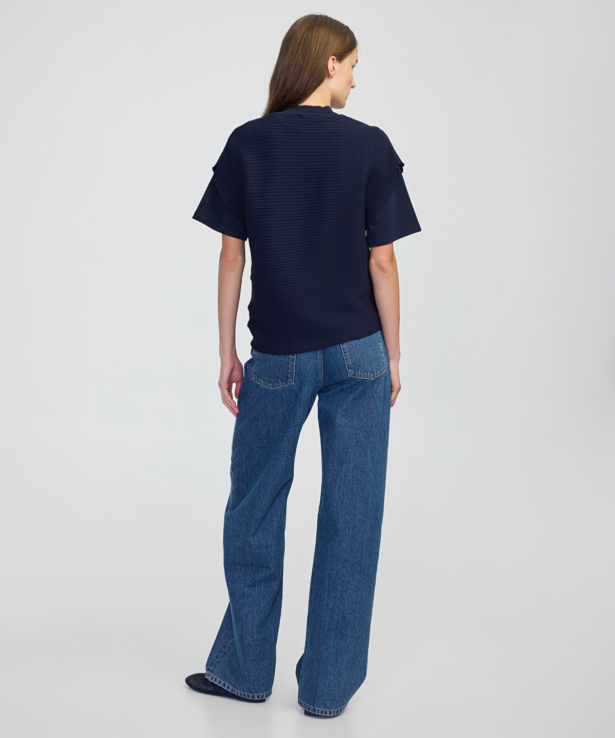 Zoomed Two-Piece Knit Top