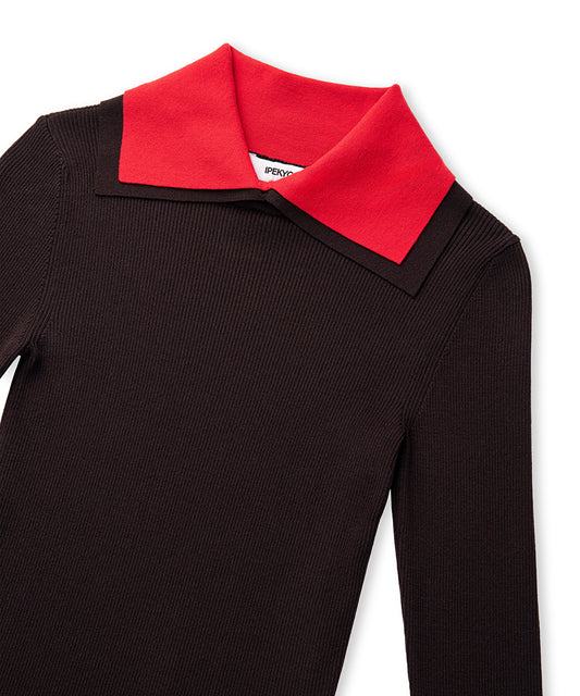 Color-Block Knit Top