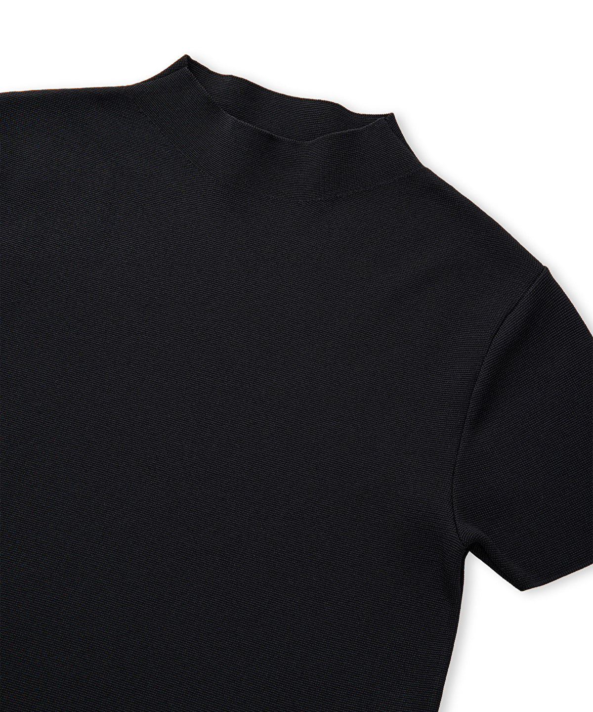 High-Neck Knit Top
