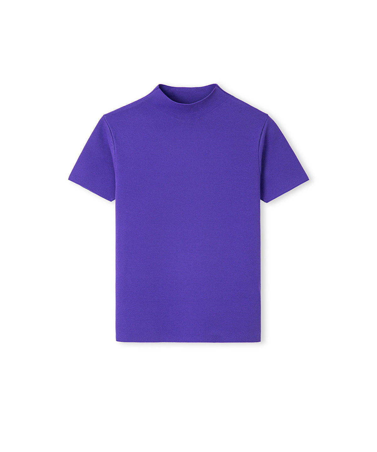 Zoomed High-Neck Knit Top