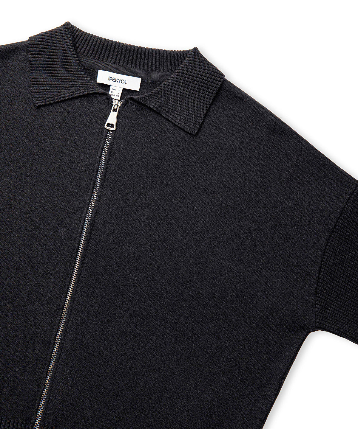 Zip-Up Knit Top