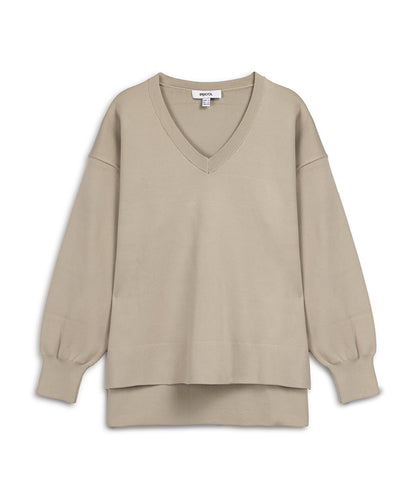 V-Neck Basic Knit Sweater