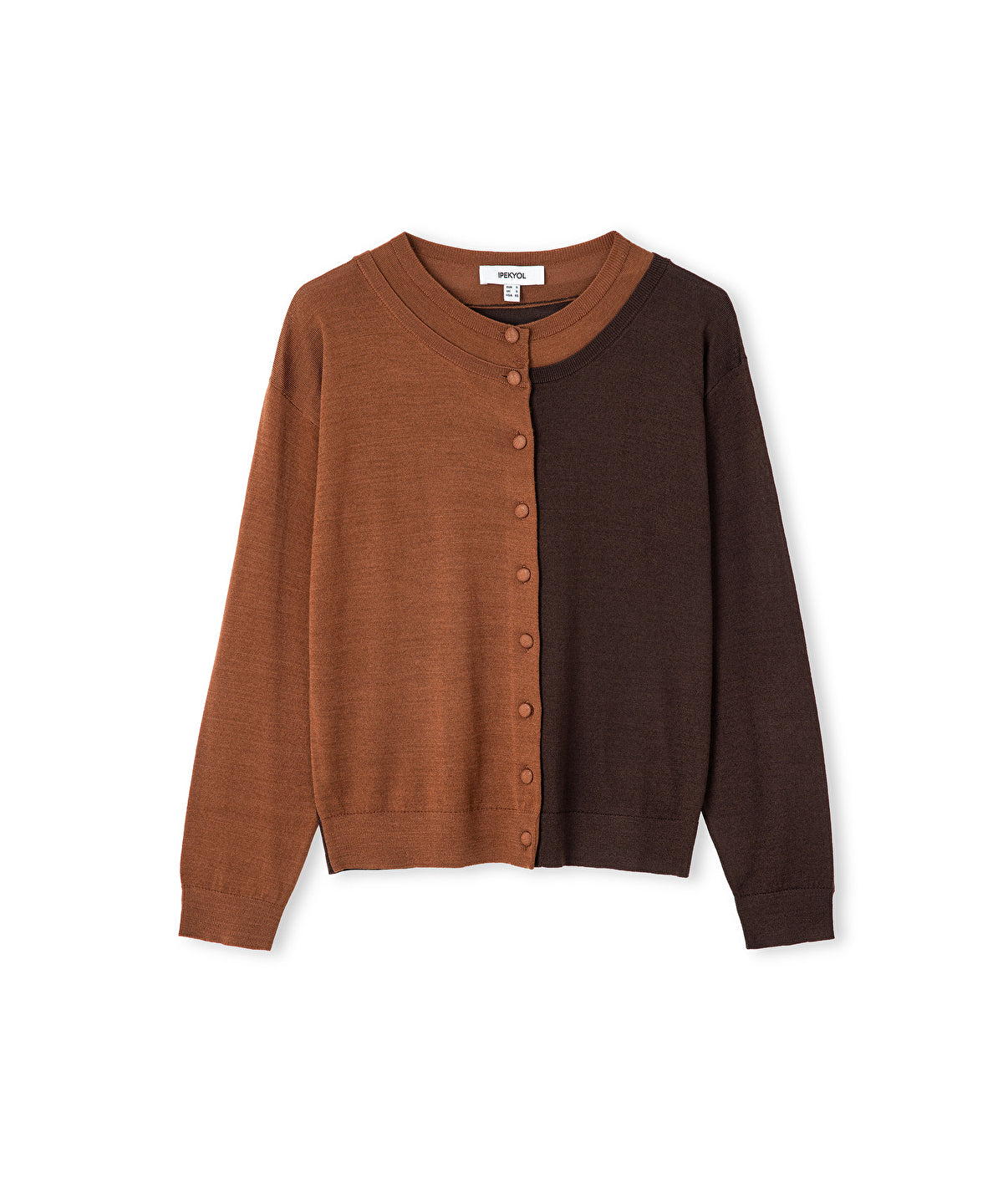 Zoomed Layered Knit Cardigan