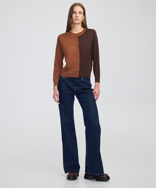 Layered Knit Cardigan