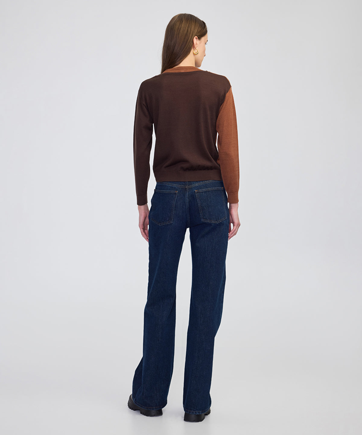 Zoomed Layered Knit Cardigan