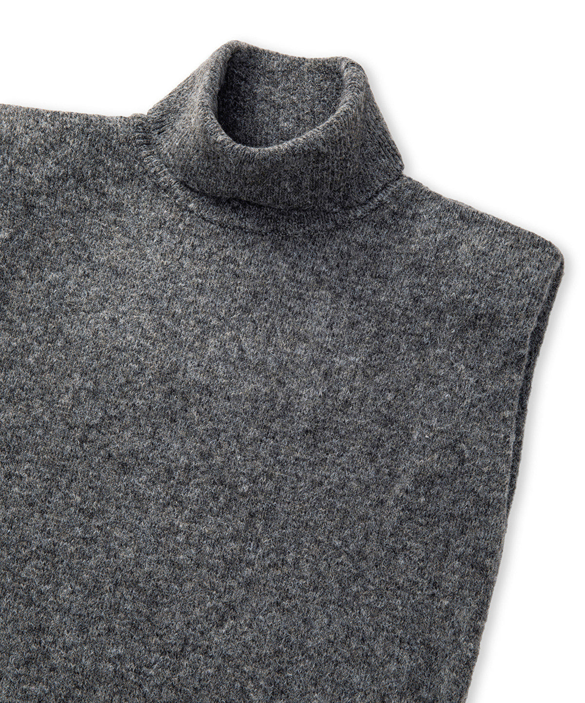 Zoomed Knit Vest with Shoulder Pads
