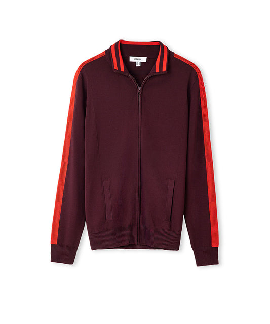 Color-Block Knit Sweatshirt