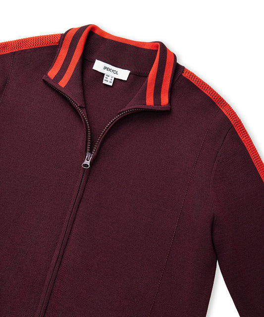 Color-Block Knit Sweatshirt