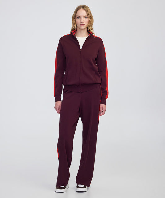 Color-Block Knit Sweatshirt